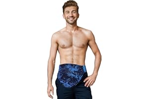 WearWan Ostomy Belt | Leak & Odor Protection | Abdomen Ostomy Bag Covers for Men and Women | Sports and Daily Life | Size S, Celestial Plumes