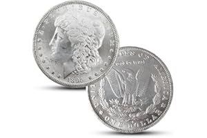 GENERIC 1895 S Morgan Silver Dollars, Antique U.S. Coins for Collectors, Vintage Ancient Coin, Lucky Old Coin Collection, American Historical Culture Commemorative Gifts (1895 Morgan)