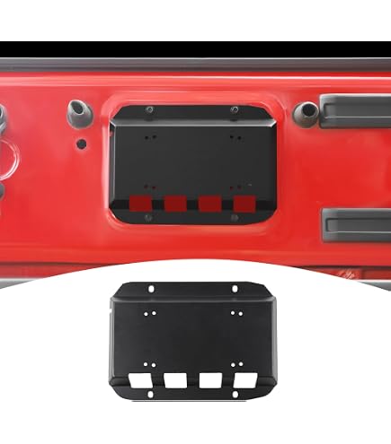 Amazon.com: JeCar Spare Tire Carrier Delete Filler Plate Tramp