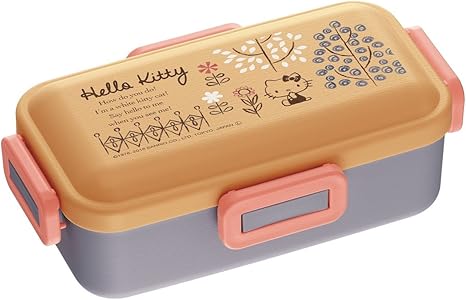 Amazon Co Jp スケーター 木目調 ふんわり盛れる ドーム型フタ 弁当箱 530ml ハローキティ サンリオ Pflb6wb ホーム キッチン