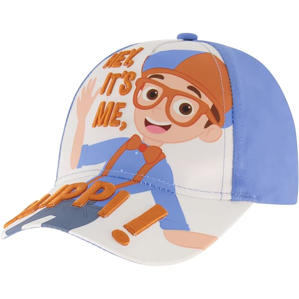 Blippi Birthday Blippi Toddler Boys Baseball Cap - 2 Pack Curved Brim Blippi Costume Toddler