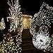 BIENNA String Lights, Plug in 200 LED 30M Multi Color Starry Fairy Lighting [8 Modes] [Waterproof] for Home Xmas Wedding Party-Cool White
