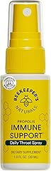 Propolis Throat Spray by Beekeeper's Naturals - 95% Bee Propolis Extract, Natural Immune Support & Sore Throat Relief - Antio