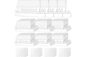 125 Pcs Hanging File Folder Tabs and 125 Pcs Inserts Labels Plastic File Folder Tabs for Hanging File Folders Cabinet Marking