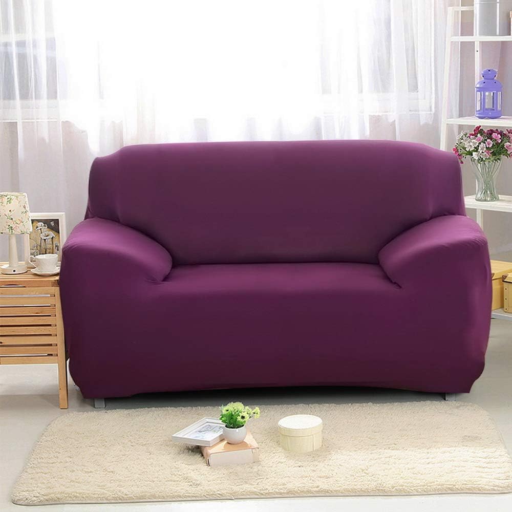 Souarts Sofabezug Elastische Stretch Sofauberwurf Sofa Couch Sessel Husse Bezug Decke Sofabezuge 1 2 3 58 Sitzer Hussen Auflagen Uberwurfe Kuche Haushalt Wohnen Sechloe Dk