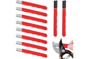 Mtxorvix 10 PCS Portable Quick Sharpener, Speedy Sharp Knife Sharpener, Compact Multipurpose Garden Tool Blade Sharpener Smal