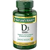 Nature's Bounty Vitamin D3-1000 IU, Rapid Release Softgels 250 ea (Pack of 2)