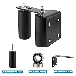 Skelang Slide Gate Guide Roller, 6" UHMW Hard Nylon