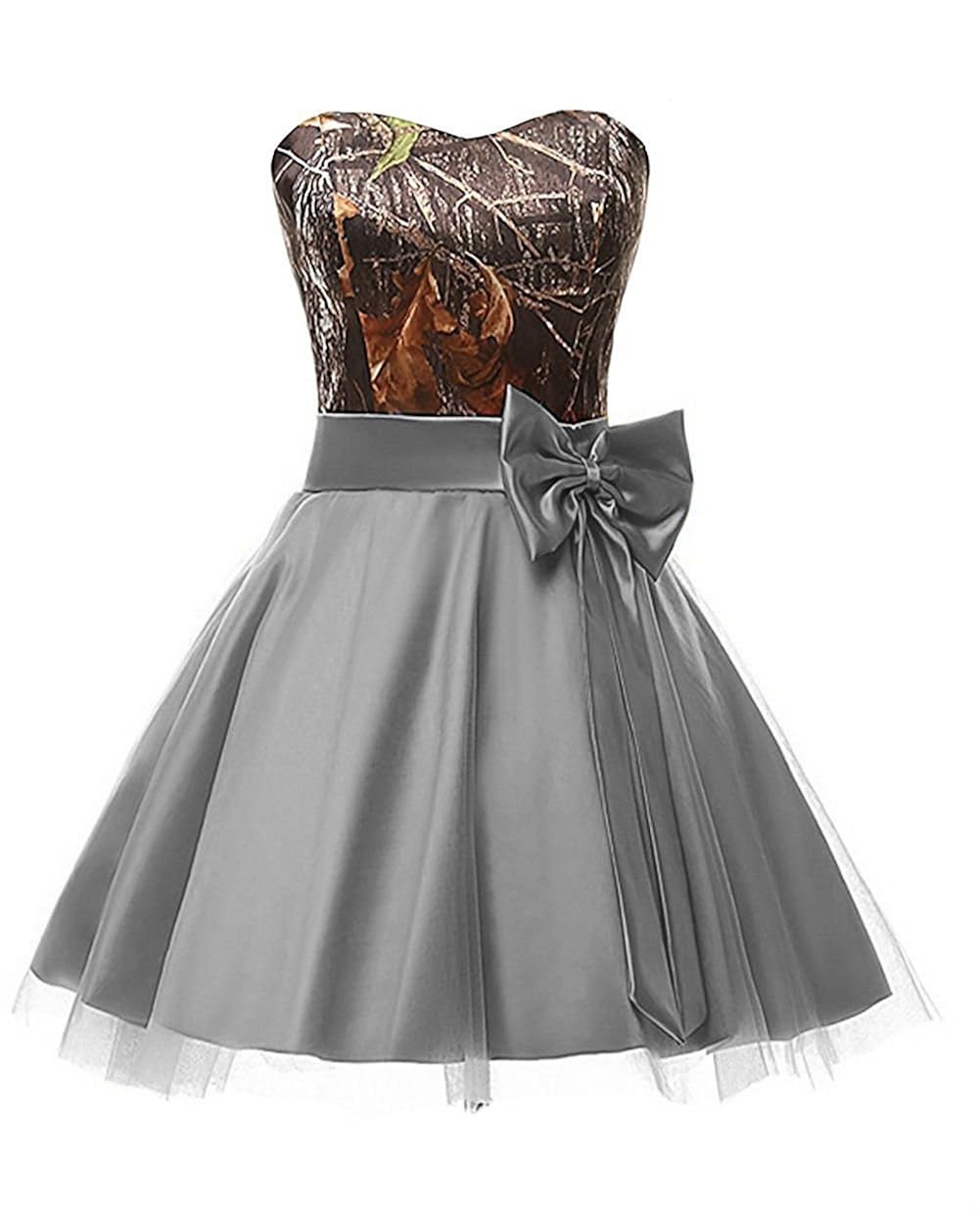 camo hoco dress