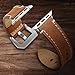 Apple Watch Band, Cowhide Genuine Leather iwatch Replacement Strap for Apple Watch Band 42mm Series 2 & Series 1 iWatch Band Sport Edition Dark Brown