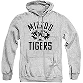 University of Missouri Official One Color Mizzou Tigers Logo Unisex Adult Pull-Over Hoodie