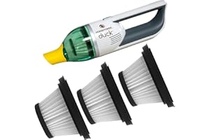 Horsepower Duck Replacement filters for Handheld Portable Vacuum, AS SEEN ON TV, Helps Remove Dust, and Allergens, and helps Keep your Duck Working its Best