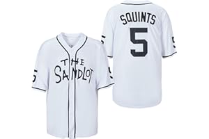 LUQIAOMAOYI Mens Sandlot #5 Michael Squints #11 Alan Yeah-Yeah Fashion Movie Baseball Jersey Stitched S-3XL