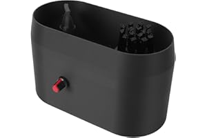Asixxsix Electric Portafilter Cleaner, Automatic Coffee Grounds Machine with Integrated Deep Brush and Coffee Ground Puck Scr