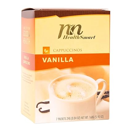 Healthsmart High Protein Vanilla Cappuccino Diet Hot Drink Instant Weight Loss Cappuccino Mix 15g Protein Low Sugar Low Carb Low Calorie