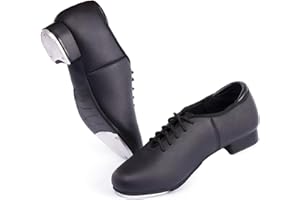 ASYUSYU Unisex Adults Tap Shoe Dance Shoes,lace-up