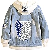Tokisaki Halloween Jeans Jacket Anime Cosplay Denim Coat Hooded Sweatshirt Men Women Casual Jacket