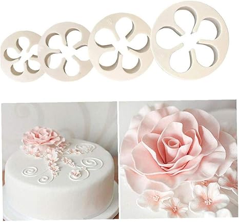 Amazon Asien フォンダンケーキカッタープランジャ 花 クッキー ケーキ抜き型 ケーキ金型 ケーキツール 豊富 シュガークラフト抜き型 フォンダン 製菓用デコレーションツール 多機能 クッキー型 オンライン通販