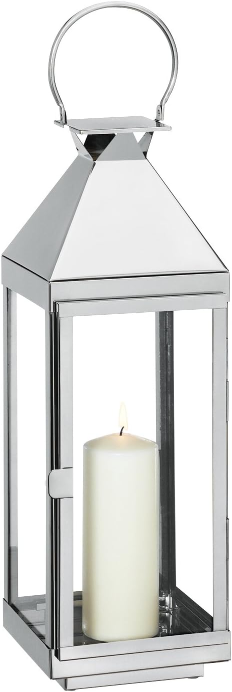 Cilio 293678 Edelstahl-Laterne Villa