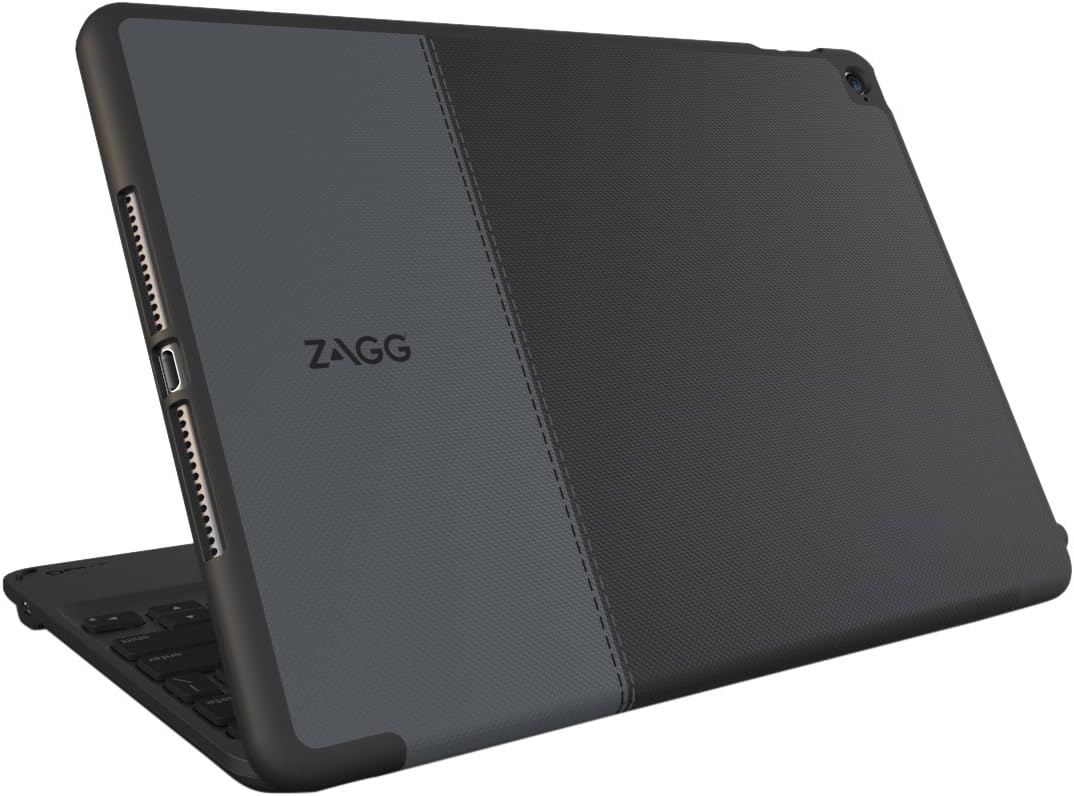 ZAGG Folio Case, Hinged with Bluetooth Keyboard for iPad mini 4 - Black