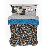 Hot Wheels Kids Bedding Super Soft Comforter and Sheet Set with Sham, 7 Piece Full Size, (Officially Licensed Product) by Franco