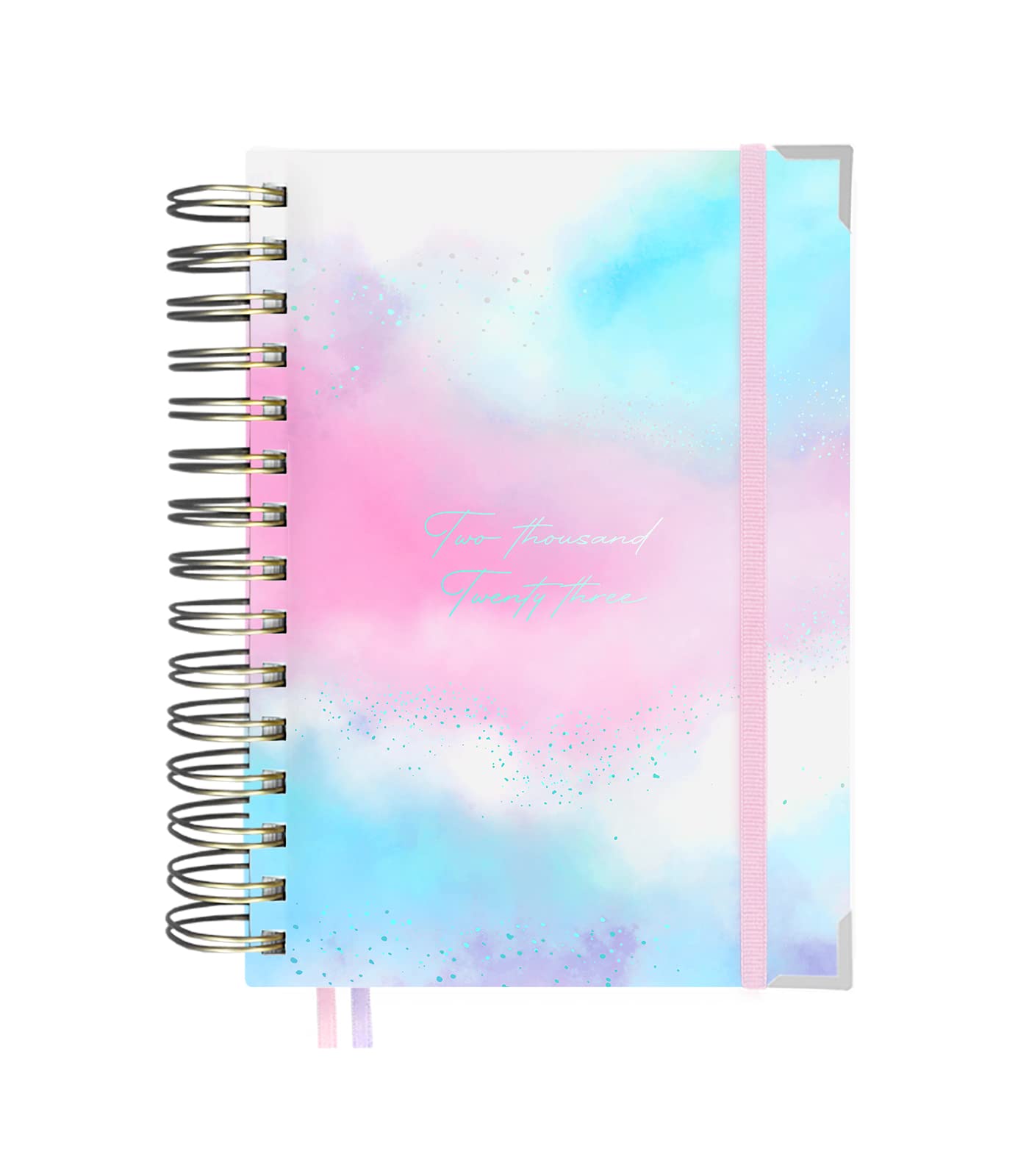 Takenote - Calendar January 2023 December 2023 - Day Page - Size 15 x 21 cm (A5) - Bilingual: Spanish - English - Angelina