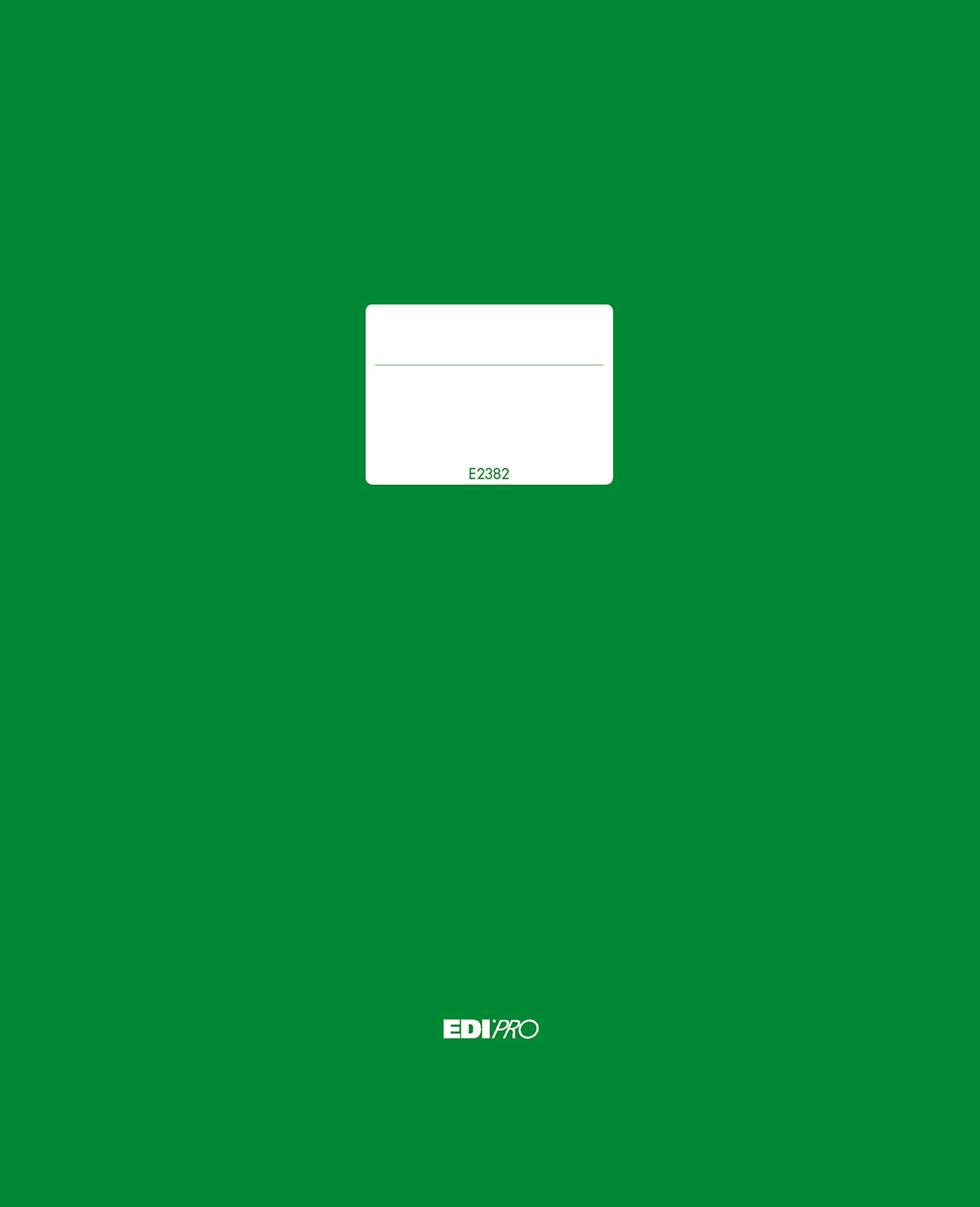 EDIPRO - E2382 - General Report 400 Numbered Pages Bound (Hard) f.to 31x24,5