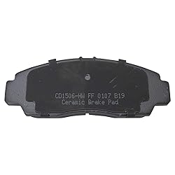TRQ Front Brake Pads Ceramic Compatible with