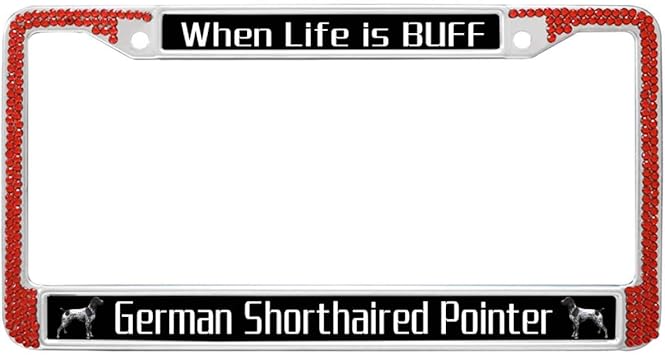 german shorthaired pointer license plate