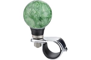 Arenbel Ball Steering Wheel Spinner Booster Knob Car Turning Assist Handle Fit Most Vehicles Trucks Boats, Green