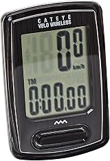 CatEye Velo Wireless Cycle Computer - Wireless, Tracks Speed and Distance
