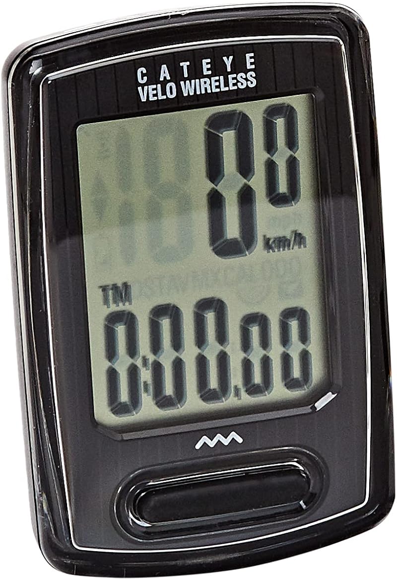 CatEye Velo Wireless Cycle Computer - Wireless, Tracks Speed and Distance