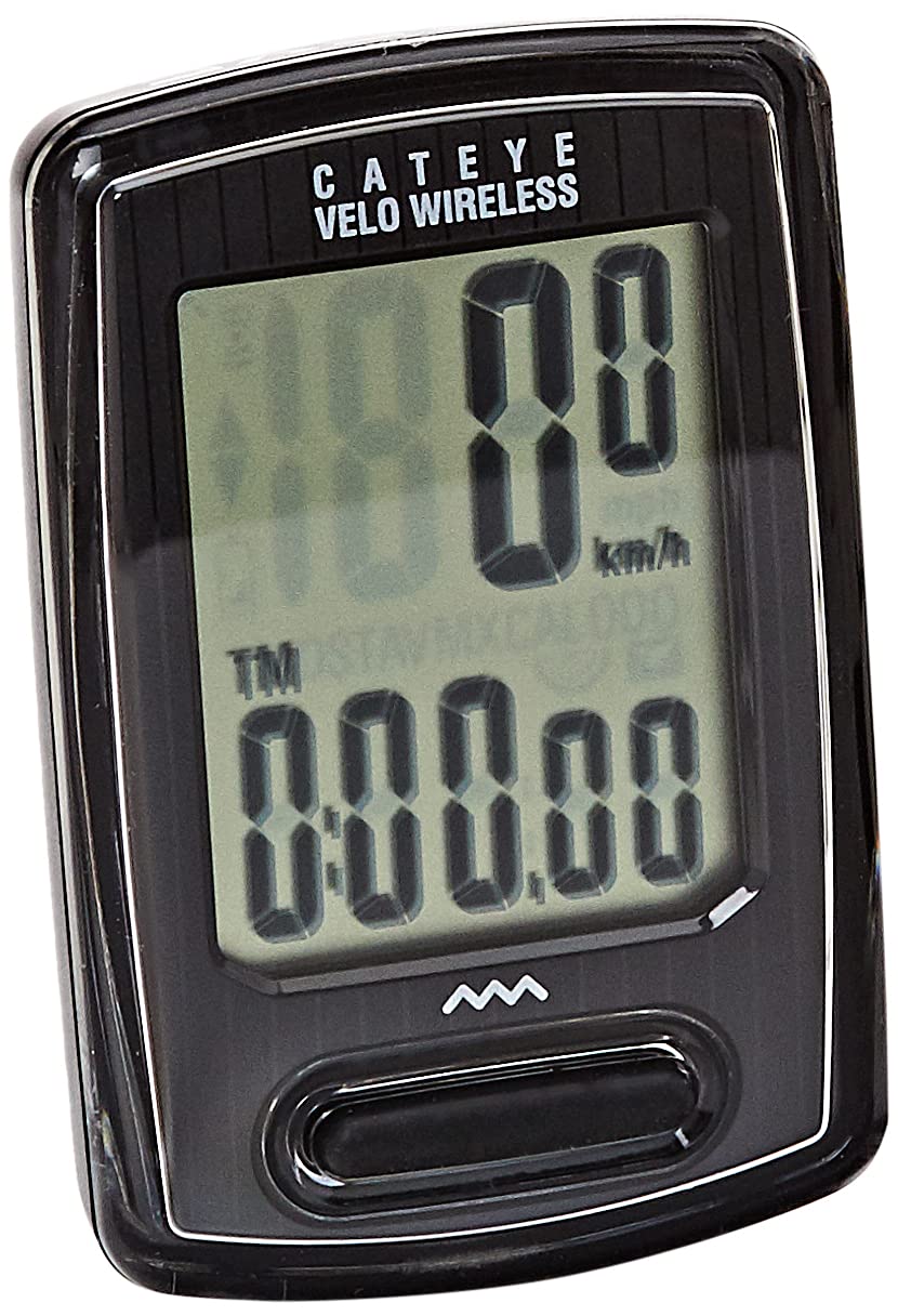 CatEye Velo Wireless Cycle Computer: Wireless, compact, tracks Speed and Distance — image 1