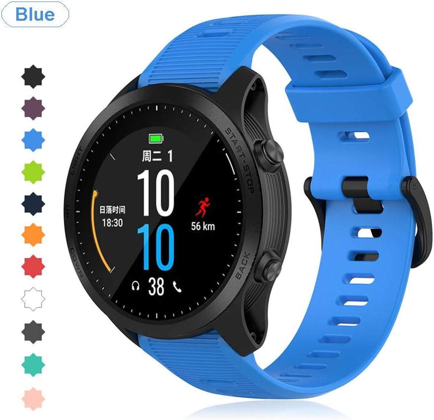Strap for Garmin Forerunner 945 Forerunner 935, Silicone Watchband