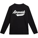AEROPOSTALE Boys Long Sleeve Shirts - Crew Neck Boys Long Sleeve Waffle Knit Shirt Kids Tops Basic Tee (Sizes: 8-16)