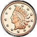 REEDERSONG Penny Design One Ounce Copper Round