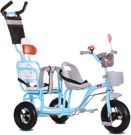 poussette double avec grosse roue