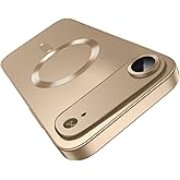 Misscase Magnetic for iPhone Air Case 6.5",Comes with Camera Lens Protector,Compatible with Magsafe,Soft TPU Full Protection Slim Smooth Bumper Shockproof Phone Cover for iPhone 17 Air Gold