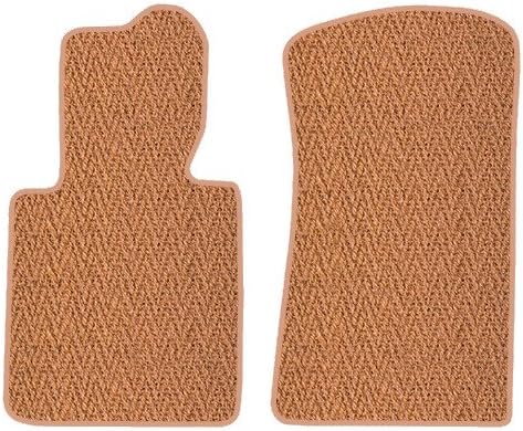 Furstil Automotive - The Original Coco Mats - Custom Fit Floor Mats Hand-Made in USA for 2012-2016 Porsche 911 991 Body Coupe, Convertible, Targa Natural Herringbone-Front Set-Two Piece