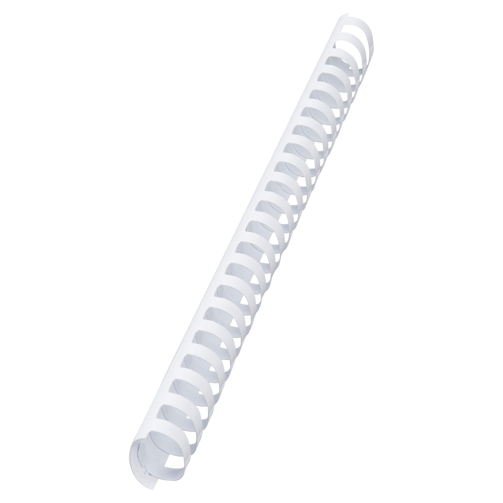 GBC CombBind Binding Combs, 38 mm, 330 Sheet Capacity, A4, 21 Ring, White, Pack of 50, 4028205