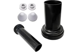 OasisFlow Wall Hung Toilet Hidden Tank Drain Pipe Set, Durable Plastic Compatible with TOTO THU334#01 - Includes Drain and Fl