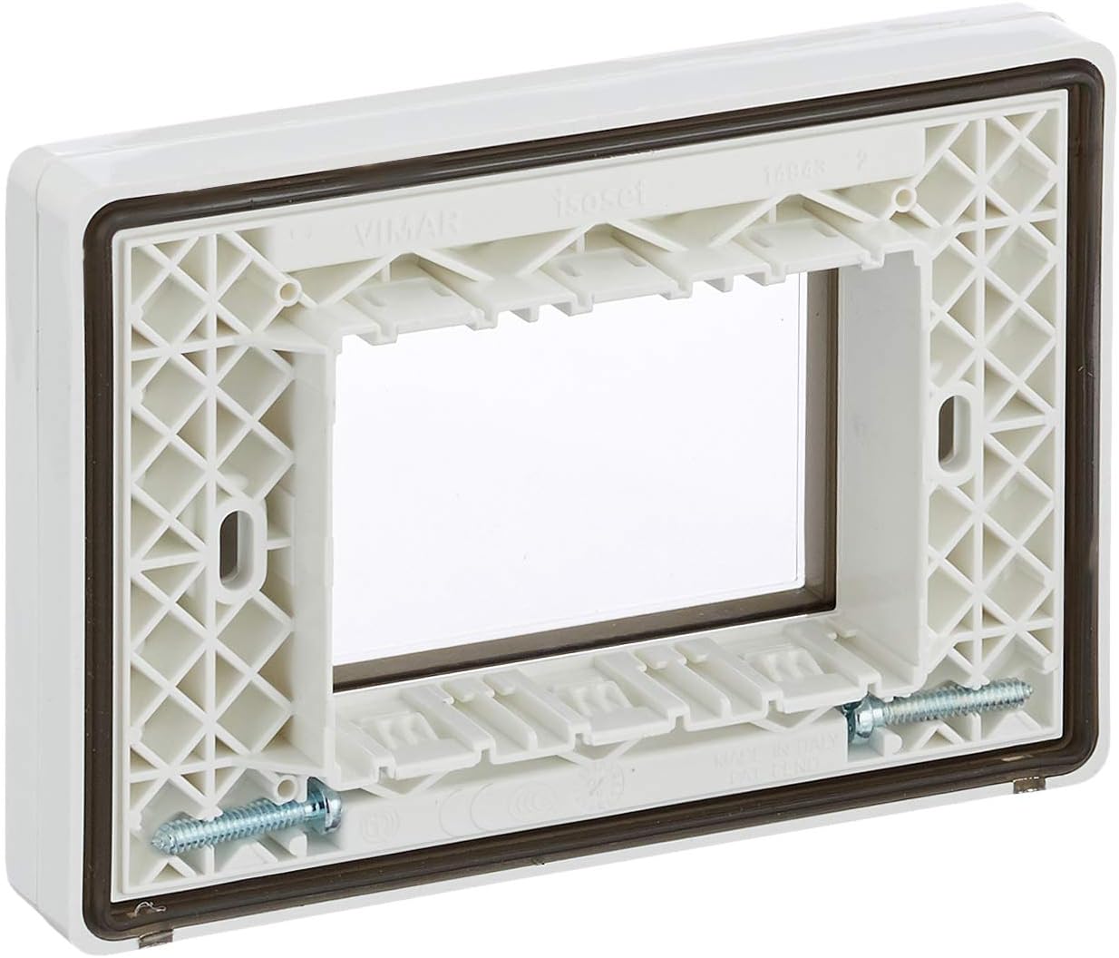Vimar Ip55 3 M with Screws White - Image 3