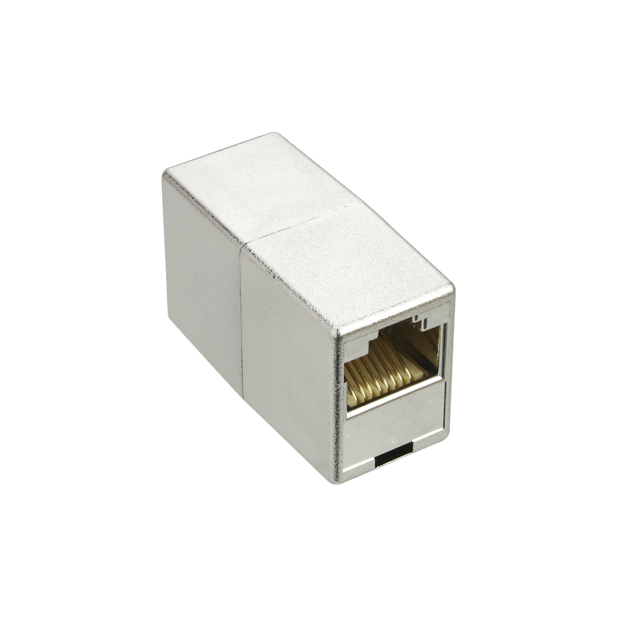 InLine 69990L 5E Patch Cable Coupler 2x RJ45 plug, metal, Shielded