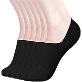 DIBAOLONG Womens No Show Socks Non Slip Flat Boat Line Low Cut Socks (6-12 Packs)