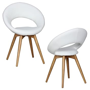 Stuhl Holz Runde Lehne