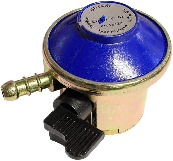 21mm Clip on Butane Regulator, for use with calor 7kg and 15kg bottles