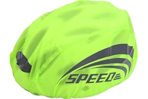 Hoxfly Bike Helmet Cover, Waterproof Bicycle Cycling Helmet Cover with Adjustable Buckle, High Visibility Helmet Rain Cover w