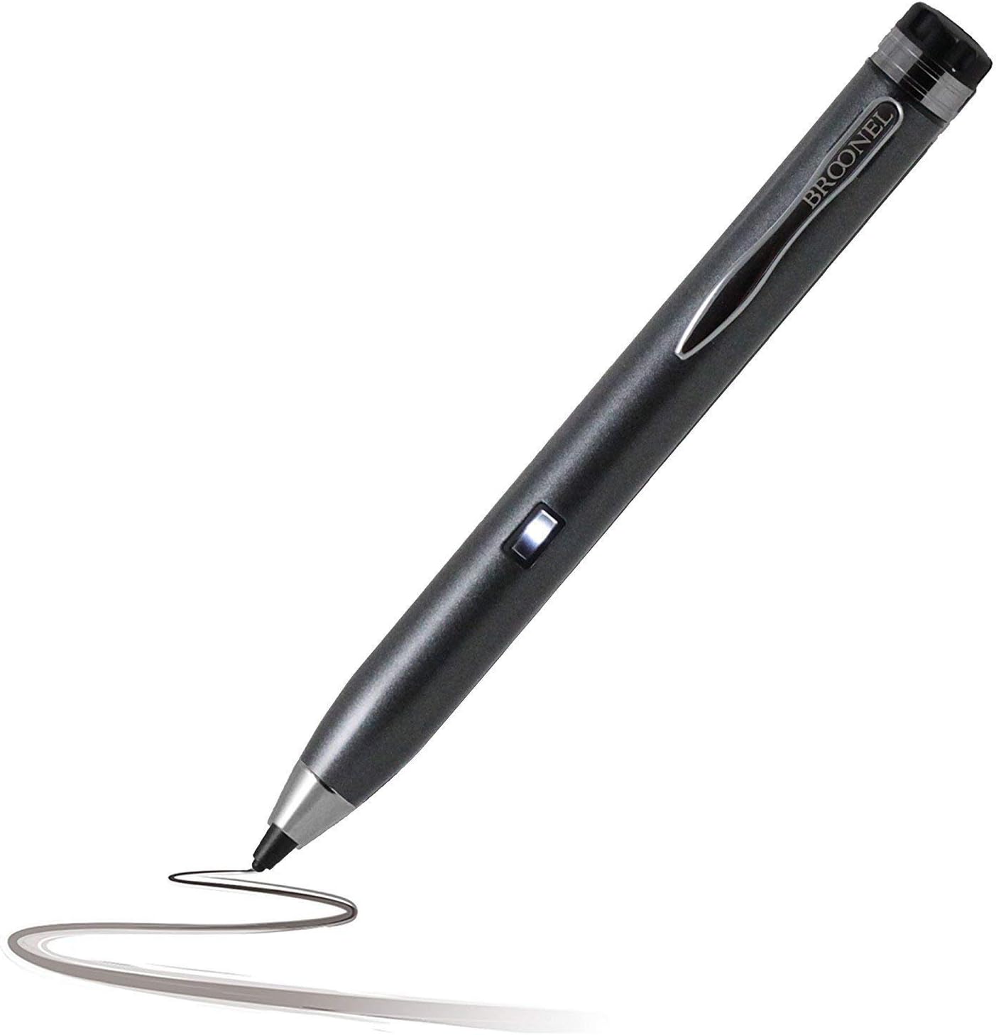 Broonel Grey Fine Point Digital Active Stylus Pen Compatible with The ASUS Chromebook Flip ...