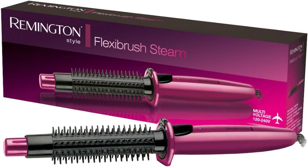 Remington Flexibrush Steam Hair Styler for Short or Long Hair (Creates Waves, Curls & Body
