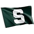 Desert Cactus Michigan State University MSU Flag - 3 x 5 Feet Spartans Banner, Indoor/Outdoor Durable Fabric, 100% Polyester Design (Style 3)